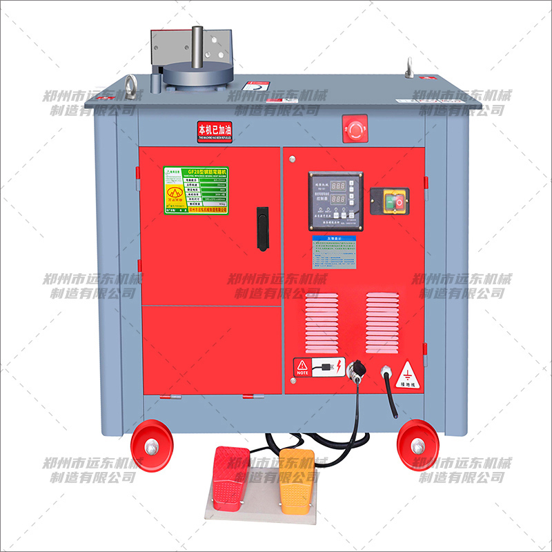 GF28型數(shù)控鋼筋彎箍機(圖1) GF28型數(shù)控鋼筋彎箍機(圖1)