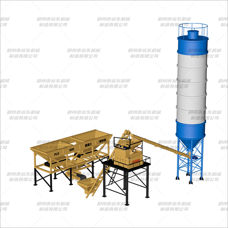 HZS25簡(jiǎn)易站(500+2倉(cāng))(圖4) HZS25簡(jiǎn)易站(500+2倉(cāng))(圖4)